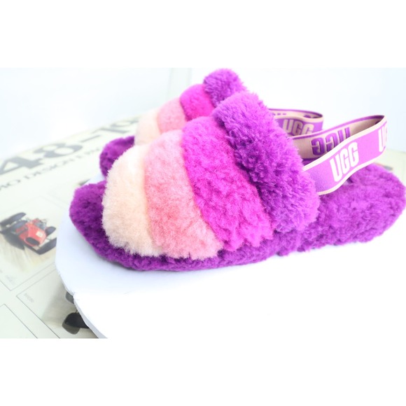 The UGG Fluff Yeah Slide (1097169) is a women's sandal  siz us 12 - Picture 5 of 10